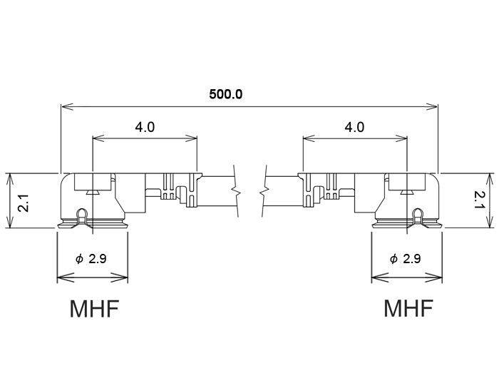 Delock 89611 Antena Cable I-Pex Inc., Mhf® I Macho A I-Pex Inc., Mhf® I Macho 1,13 50 Cm