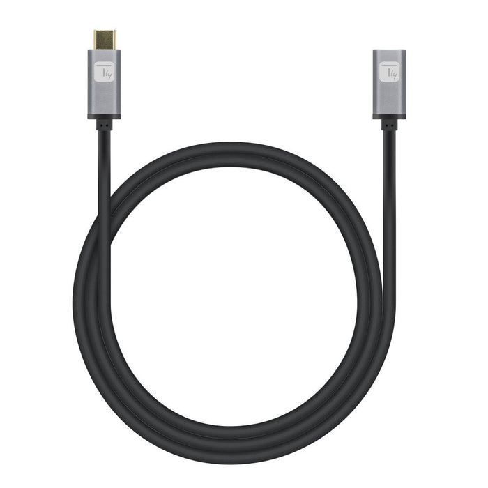 EAN 8059018364361 - Techly ICOC MUSB322-CMF-010 cable USB USB 3.2 Gen 2 (3.1 Gen 2) 1 m USB C Negro, Gris imagen 2
