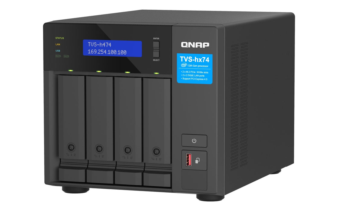 Qnap Nas Tvs-H474-I3-8g