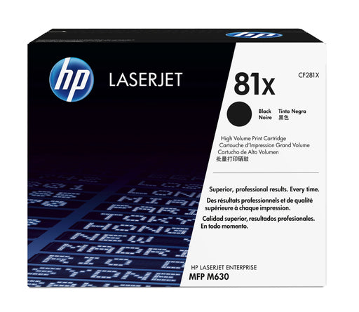 EAN 0193808119774 - HP 81X High Yield Black Original LaserJet Toner Cartridge cartucho de tóner 1 pieza(s) imagen 1