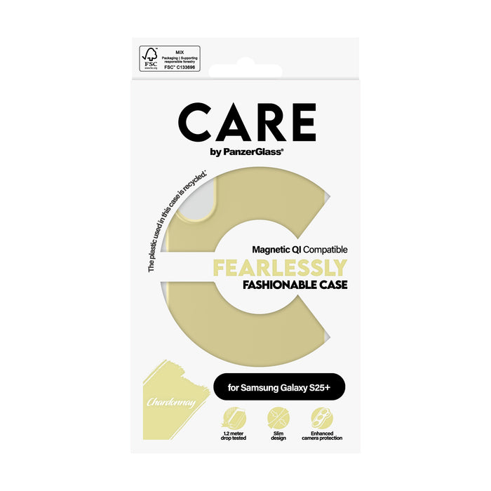 EAN 5715685016547 - PanzerGlass CARE™ by ® Case Chardonnay w. Qi Compatible Samsung Galaxy S25+ funda para teléfono móvil Ama imagen 3