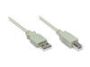 EAN 4014619042074 - Alcasa USB 2.0 A/B 3m cable USB USB A USB B 0,48 Gbit/s Blanco imagen 1