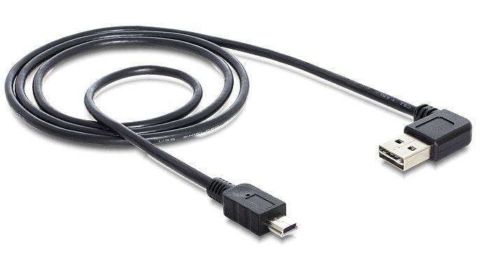 Delock Cable Easy-Usb 2.0 A Macho En Ángulo> Usb 2.0 Tipo Mini-B Macho De 3 M