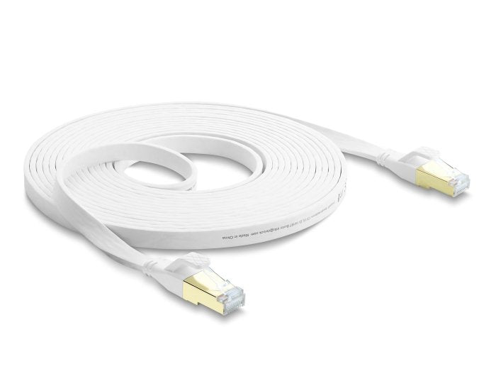 Delock Rj45 Flachband Cable De Red Cat.8.1 U Ftp 40gbps, 5m