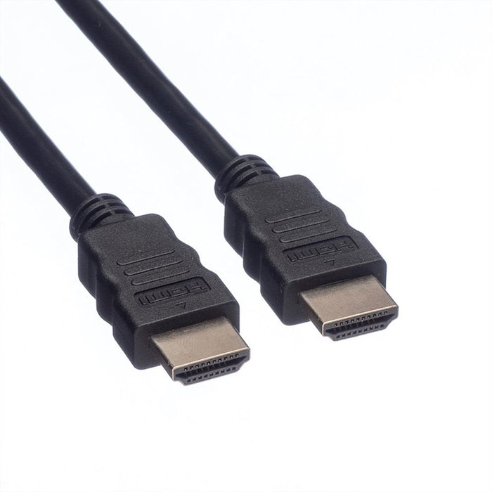Roline Hdmi High Speed Cable Mit Ethernet Schwarz 2m