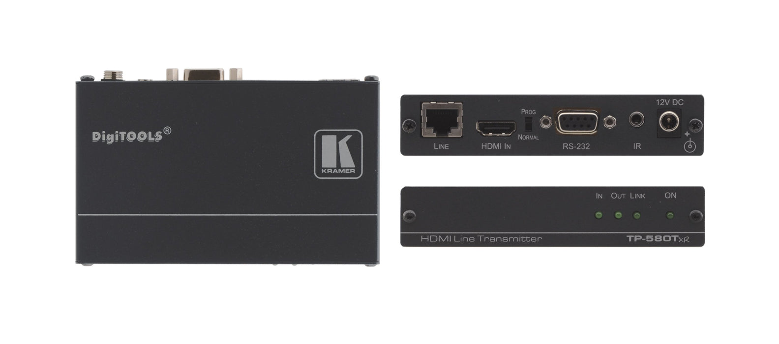 EAN 7291063051662 - Kramer Electronics TP-580TXR extensor audio/video Transmisor de señales AV Negro imagen 1