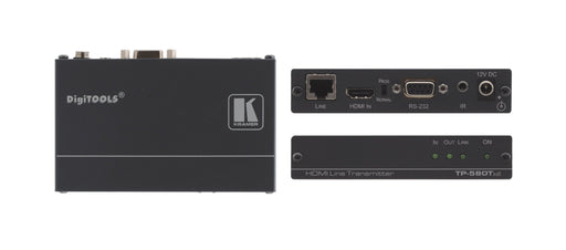 EAN 7291063051662 - Kramer Electronics TP-580TXR extensor audio/video Transmisor de señales AV Negro imagen 1