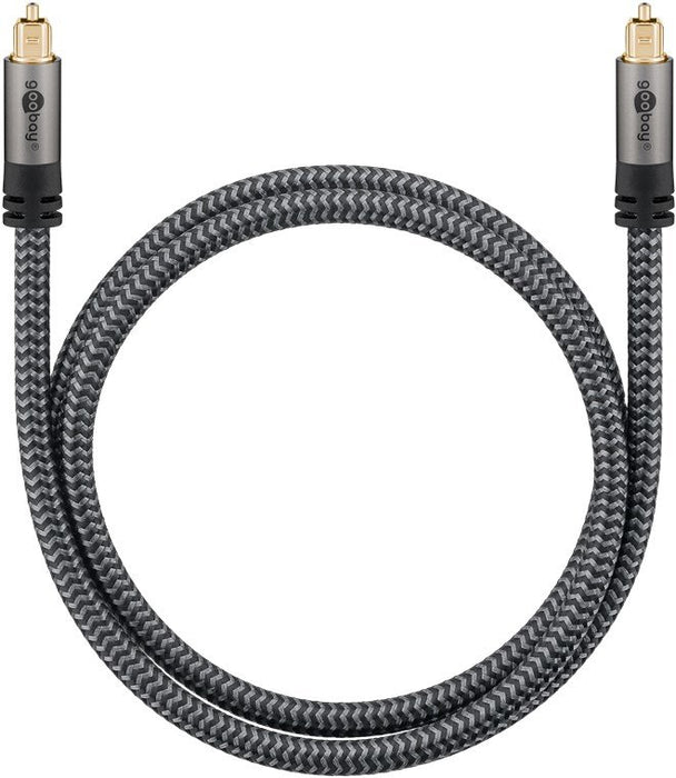 EAN 4040849653049 - Goobay 65304 cable de audio 1 m Toslink Negro, Plata imagen 4