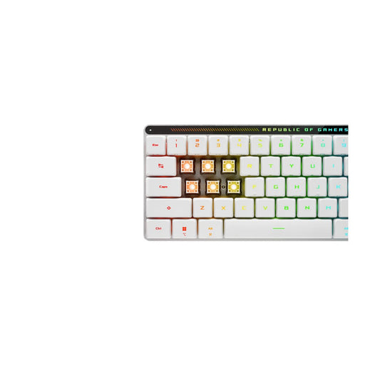 EAN 4711387334386 - ASUS 90MP03EC-BKSA10 teclado Juego USB + RF Wireless + Bluetooth Blanco imagen 2