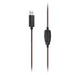 EAN 4047443471727 - Hama HS-USB400 V2 Auriculares Alámbrico Diadema Oficina/Centro de llamadas USB tipo A Negro, Rojo imagen 2