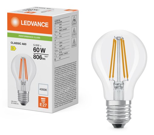 EAN 4099854465994 - Osram LED Classic A P lámpara LED Blanco frío 4000 K 5,9 W E27 D imagen 3