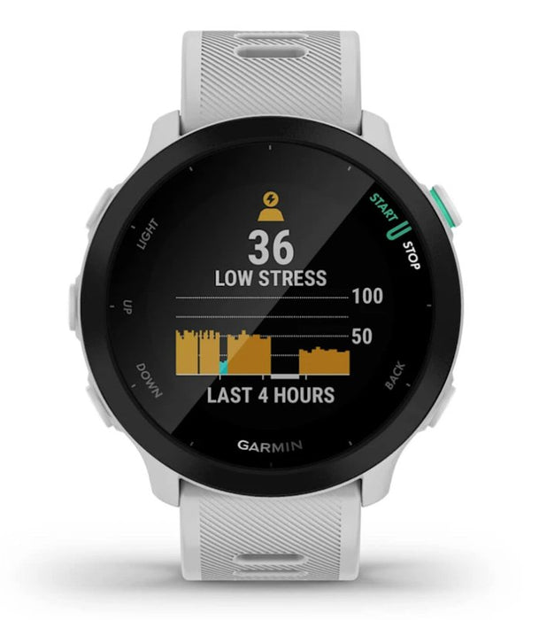 EAN 0753759364724 - Garmin Forerunner 55 2,64 cm (1.04") MIP 42 mm Digital 208 x 208 Pixeles Blanco GPS (satélite) imagen 6