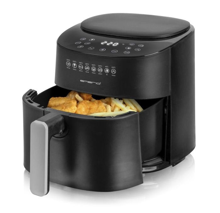 EAN 7333282011604 - Emerio AF-129369 freidora Sencillo 4,5 L Independiente 1300 W Freidora de aire caliente Negro imagen 1