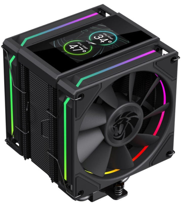 Gamemax  Cpu Air Cooler  Sigma 620 Lcd  Black