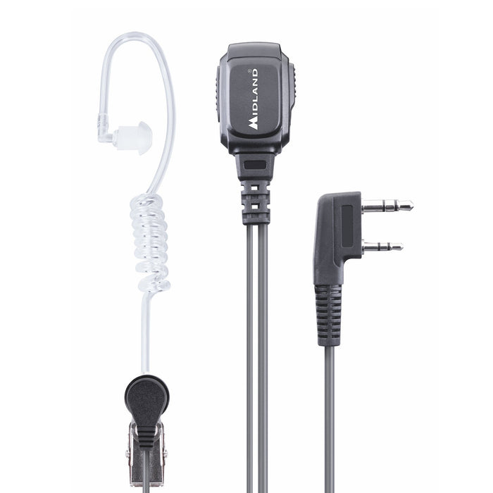 EAN 8011869204586 - Midland MA 31LK Pro Auriculares Alámbrico Dentro de oído Negro, Transparente imagen 1