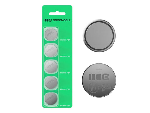 EAN 5904326376694 - Green Cell 5x lithium battery CR2025 CR 2025 3V 160mAh Greencell button cell Blister Batería de un solo u imagen 1