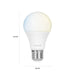 EAN 8719323917101 - Hombli Smart Bulb E27 Bombilla inteligente Wi-Fi 9 W imagen 2