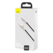 EAN 6953156202238 - Baseus CALJK-01 cable de conector Lightning 0,25 m Negro imagen 2