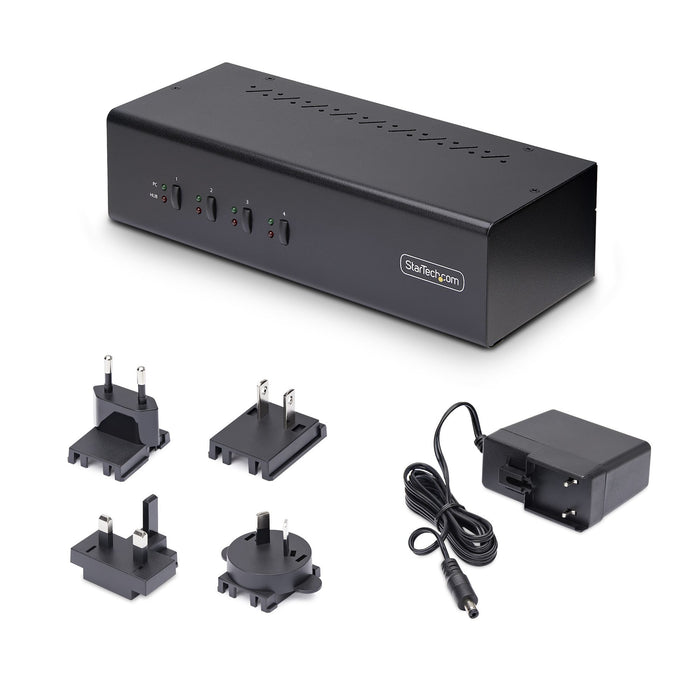 EAN 0065030899697 - StarTech.com P4DD46A2-KVM-SWITCH interruptor KVM Negro imagen 7