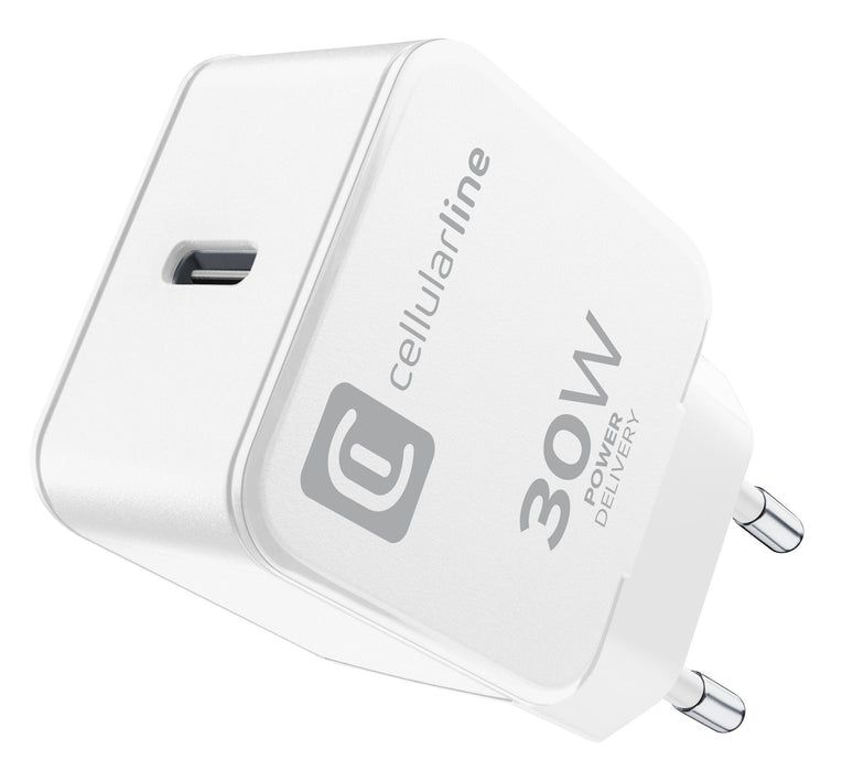 EAN 8018080433559 - Cellularline 8018080433559 Portátil, Universal Blanco Corriente alterna Interior imagen 1