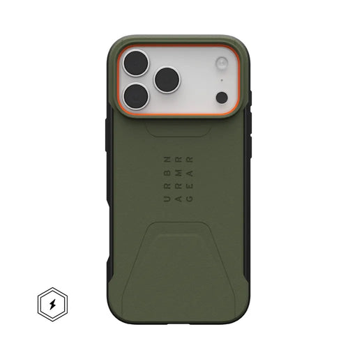EAN 840283923098 - Urban Armor Gear Civilian funda para teléfono móvil 17,5 cm (6.9") Oliva, Naranja imagen 2