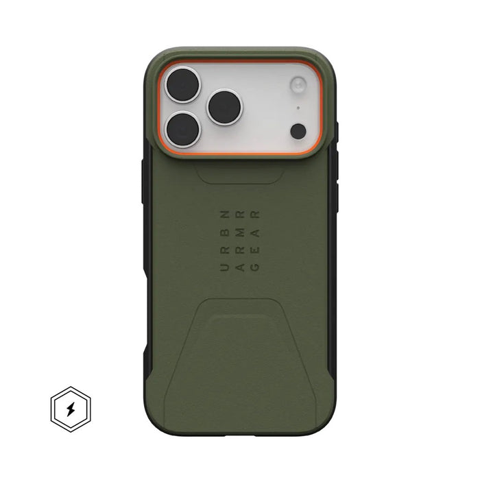 EAN 840283923098 - Urban Armor Gear Civilian funda para teléfono móvil 17,5 cm (6.9") Oliva, Naranja imagen 2