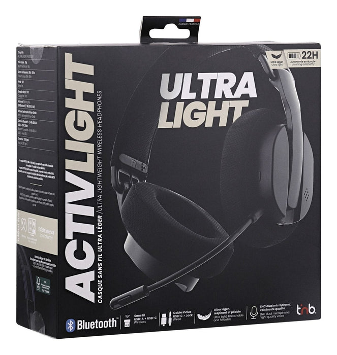 Tnb Auriculares Bluetooth®+2,4 Ghz Ultraligeros Y Comodos