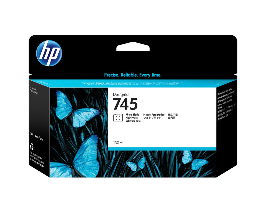 EAN 0725184104619 - HP 745 130-ml DesignJet Photo Black Ink Cartridge cabeza de impresora Inyección de tinta térmica imagen 1