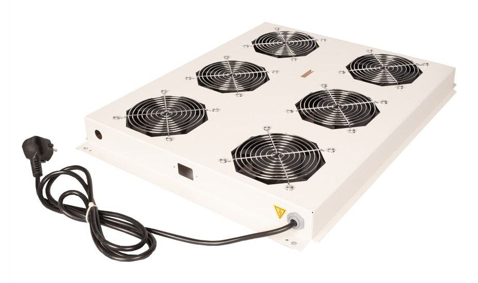 Roline 19-Zoll Dachlftereinheit 6 Lfter, On Off Fr Serverschrank Der Pro Serie Grau