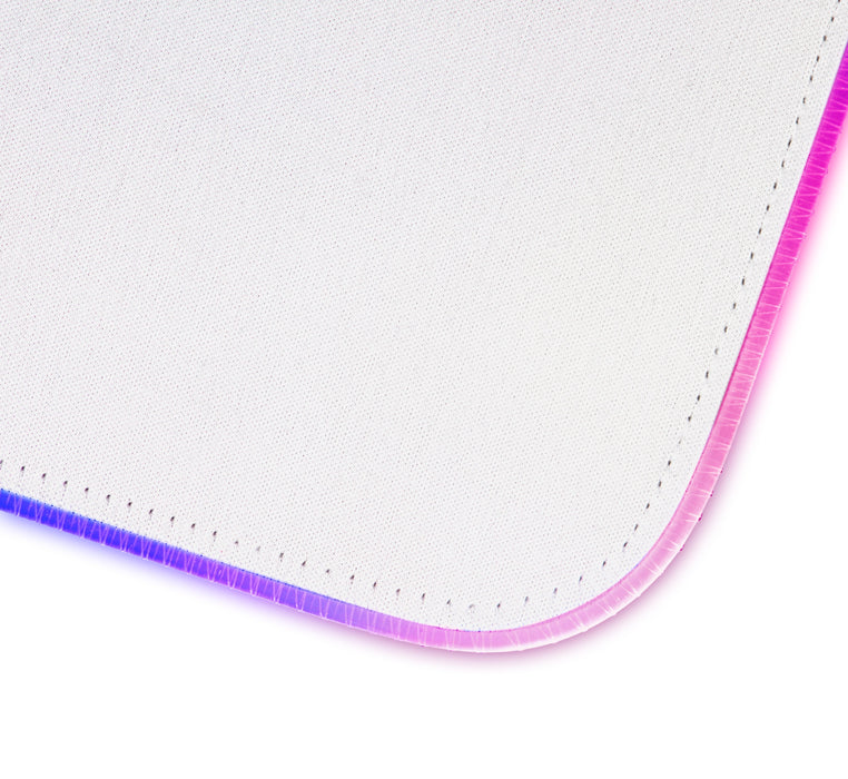 Alfombrilla Ratón Con Rgb Xl Deltaco Gaming Gam-079-W Blanco