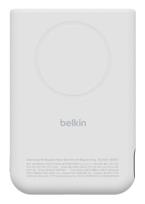 Belkin Ultracharge Magn. Powerbk 10000mah Qi2 25w Ws.  Bpd014hqwh