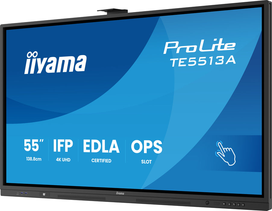 EAN 4948570125722 - iiyama TE5513A-B2AG pantalla de señalización Panel plano interactivo 138,7 cm (54.6") Wifi 500 cd / m² 4K imagen 7