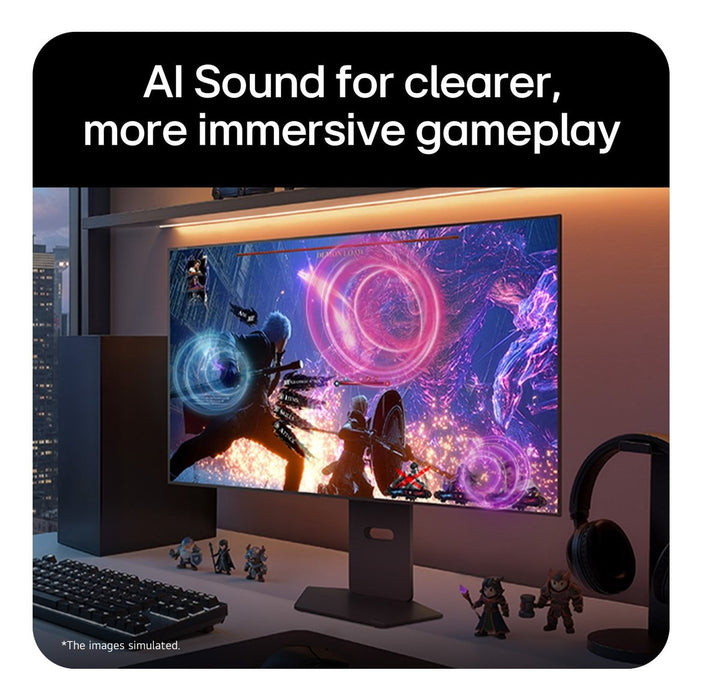 Monitor Lg 32" Ultragear Oled 32gx870b-B: Panel Oled, Resolución 4k Uhd, 240 Hz, 0,03 Ms, Displayhdr True Black 500, G-Sync Compatible, Freesync Premium Pro