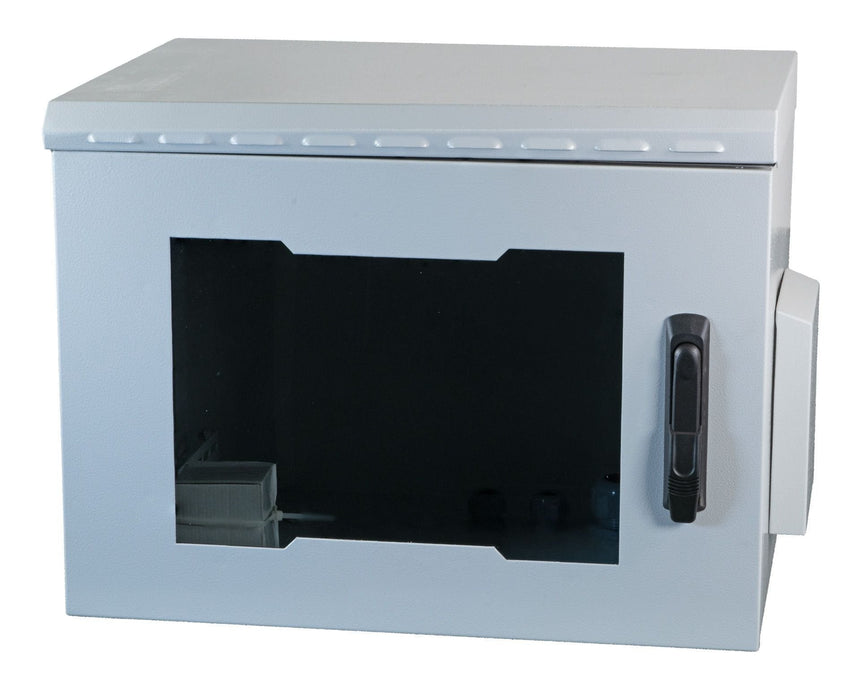 Efb 19" Wandgehäuse Ip55, 7he, Glastr, Tiefe 450 Mm, Ral7035