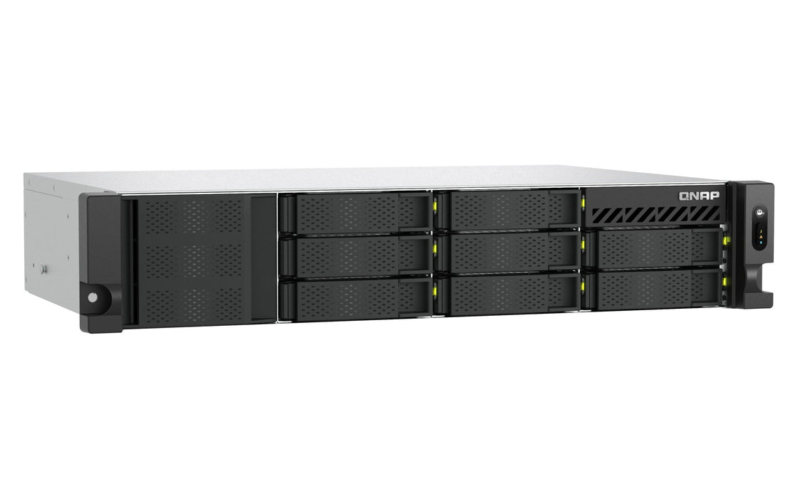 Servidor Nas  Qnap Ts-H1065eu-Rp 10 Compartimentos Montaje En Bastidor Sata-600 / Nvme Ram 8 Gb 2.5 Gigabit Ethernet 2u