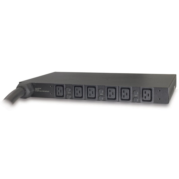 Apc Basic Rack Pdu Unidad De Distribución De Alimentación (Montaje En Bastidor) Ca 208 V Trifásico Input: Hubbell Cs8365c Conectores De Salida: 6 (Iec 60320 C19) 1u 2.4 M Cable Para P/N: Smtl1000rmi2uc Smx1000c Smx1500rm2uc Smx1500rm2uc