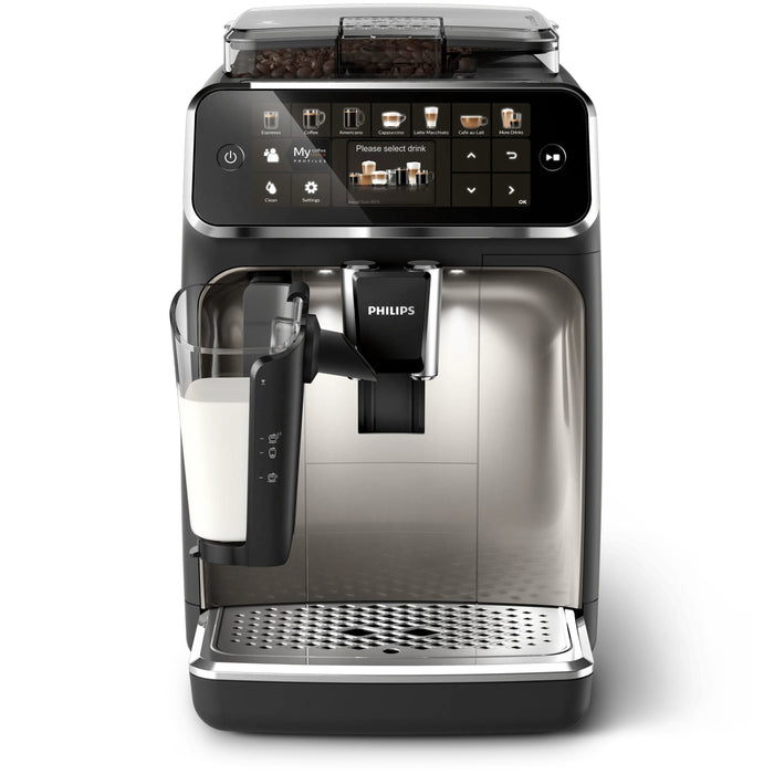 Cafetera Philips Automática Ep5447/90 / Series 5400 Negro/Plata
