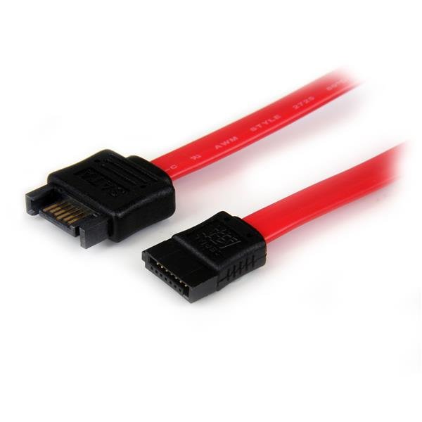 EAN 0065030846813 - StarTech.com 0.3m SATA cable de SATA 0,3 m SATA 7-pin Negro, Rojo imagen 2
