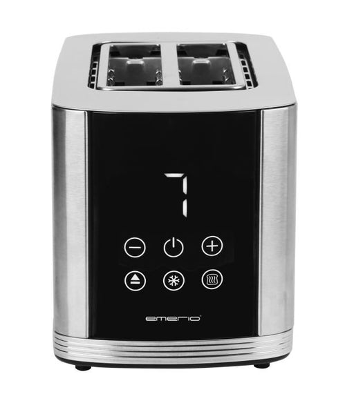 EAN 7333282015688 - Emerio TO-128308 tostadora 7 2 rebanada(s) 800 W Negro, Plata imagen 2