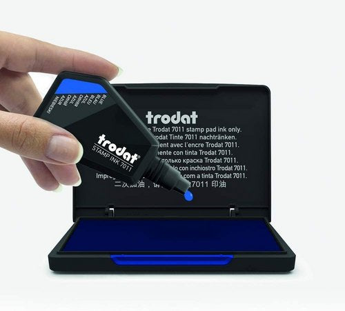 EAN 9008056879893 - Trodat 7011 BLUE Cartucho de tinta Azul imagen 3