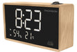 EAN 3499550389784 - Thomson CP202T despertador Reloj despertador digital Negro, Marrón imagen 2