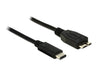 EAN 4043619836772 - DeLOCK 1m USB 3.1 cable USB USB 3.2 Gen 2 (3.1 Gen 2) USB C Micro-USB B Negro imagen 1