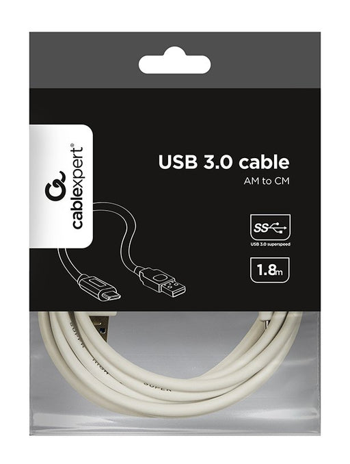 EAN 8716309097482 - Gembird CCP-USB3-AMCM-6-W cable USB USB 3.2 Gen 1 (3.1 Gen 1) 1,8 m USB A USB C Blanco imagen 2
