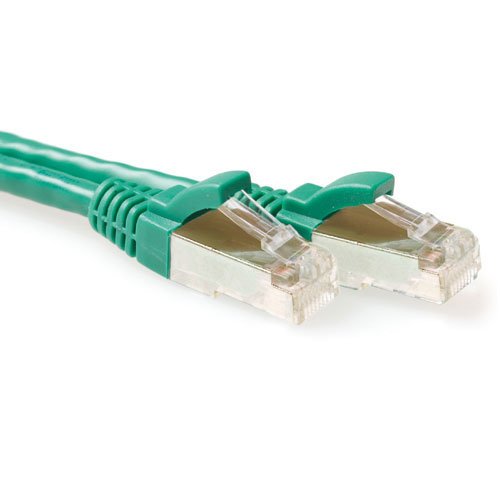 Verde 10 Meter Lszh Sftp Cat6a Patch Cable Snagless With Rj45 Connectors