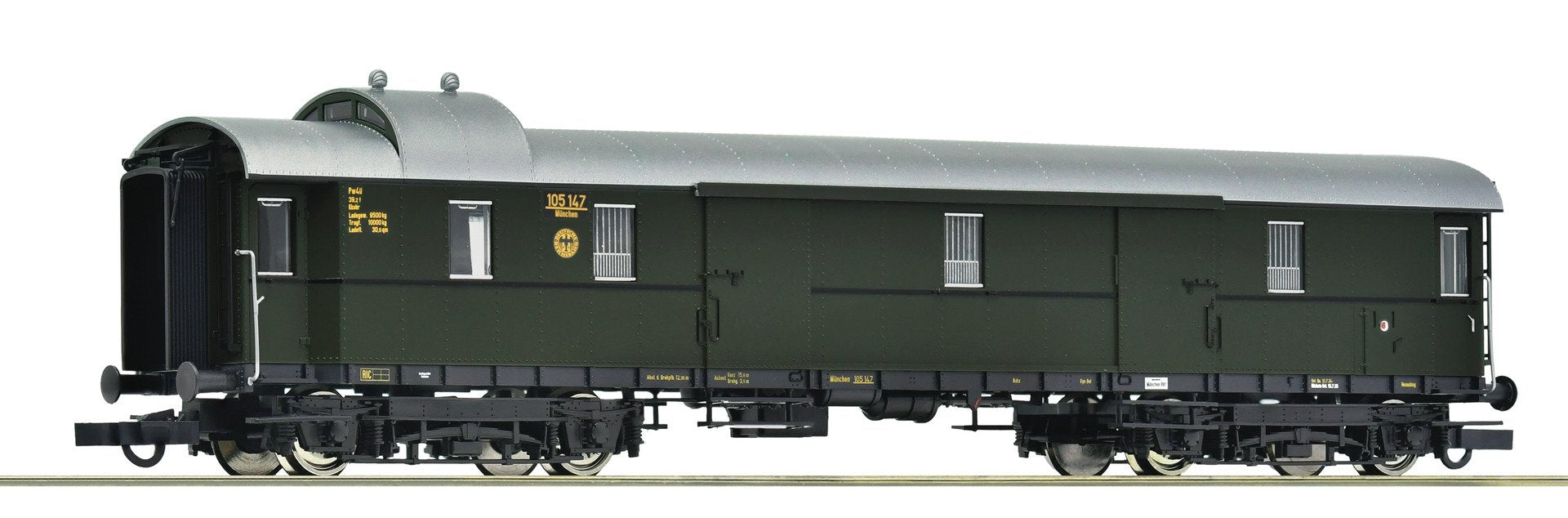 Roco 6200140 H0 Einheits-Gepäckwagen D89 München Hamburg Altona Der Drg