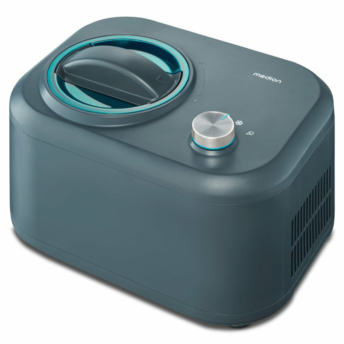 Medion Life Eismaschine Md 10169 (Negro/Edelstahl, Para 1.00ml Eiscreme, 100 Watt) 50077600