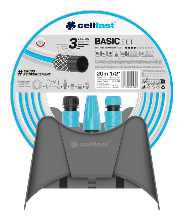 EAN 5907512605325 - CELLFAST BASIC manguera de jardín 20 m Por encima del suelo Multicolor imagen 1