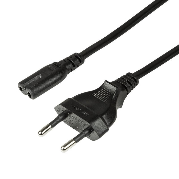 Power Cable, Cee 7 16 To Iec C7, Negro, 3 M