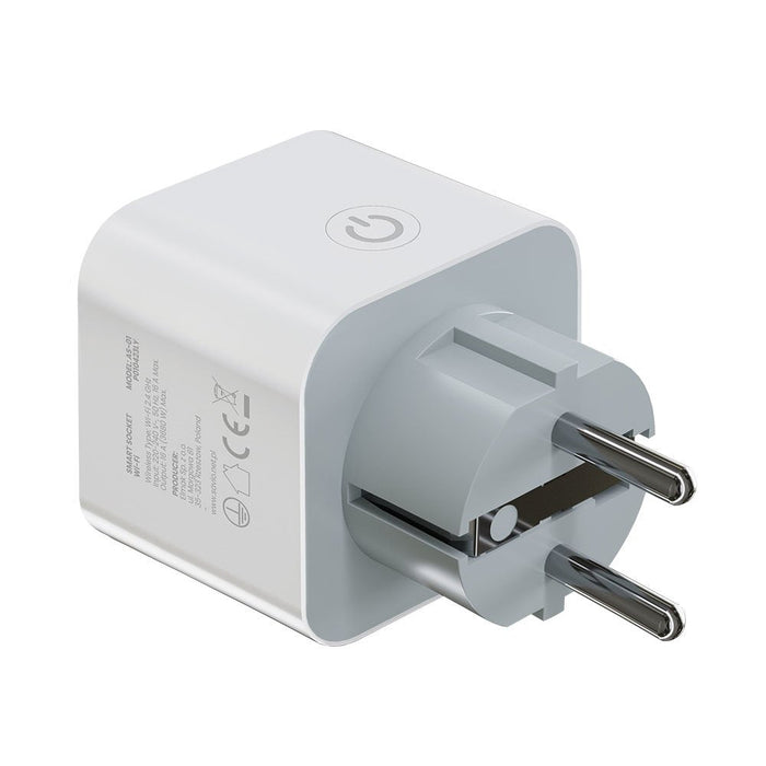 Enchufe Inteligente Savio Wi-Fi, 16a, As-01, Blanco