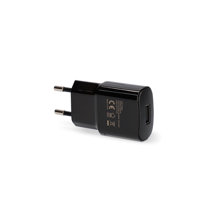 Ksix Lccdc02 Negro Cargador De Red Eléctrica Usb-A + Cable Usb-C